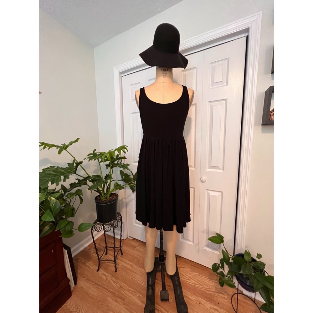 TORRID BLACK JERSEY SKATER DRESS SIZE 0